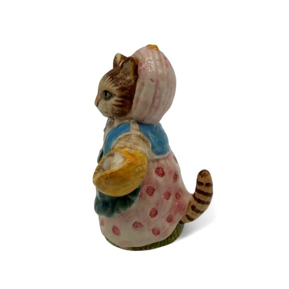 BEATRIX POTTER Cousin Ribby Cat Figurine England Vintage 3.5" - Picture 7 of 10